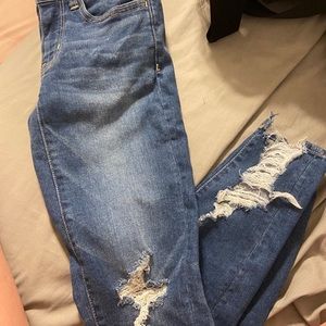 American Eagle High Rise Crop Jeans